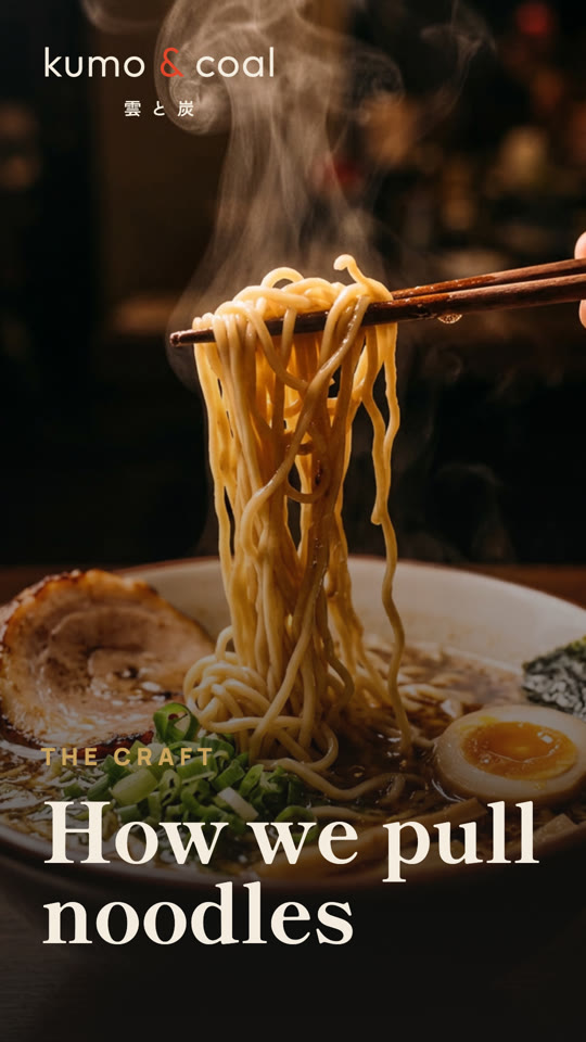 Portada de reel: How we pull noodles
